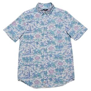 Rare Vineyard Vines Slim Fit Ocean Terrace‎ Murray Button-Down Shirt Mens S